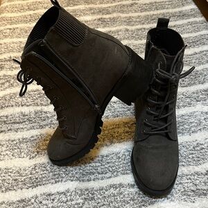 Stylish Grey Ankle Boots for Women